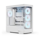 Case Aerocool P500A Midi Tower ATX Vetro Temperato RGB Bianco