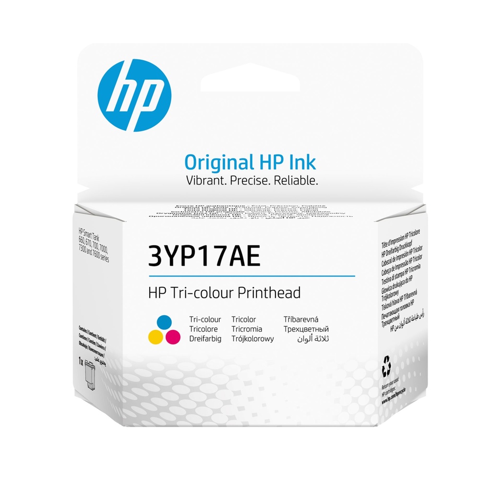 Testina per stampa HP ciano / magenta / giallo 3YP17AE