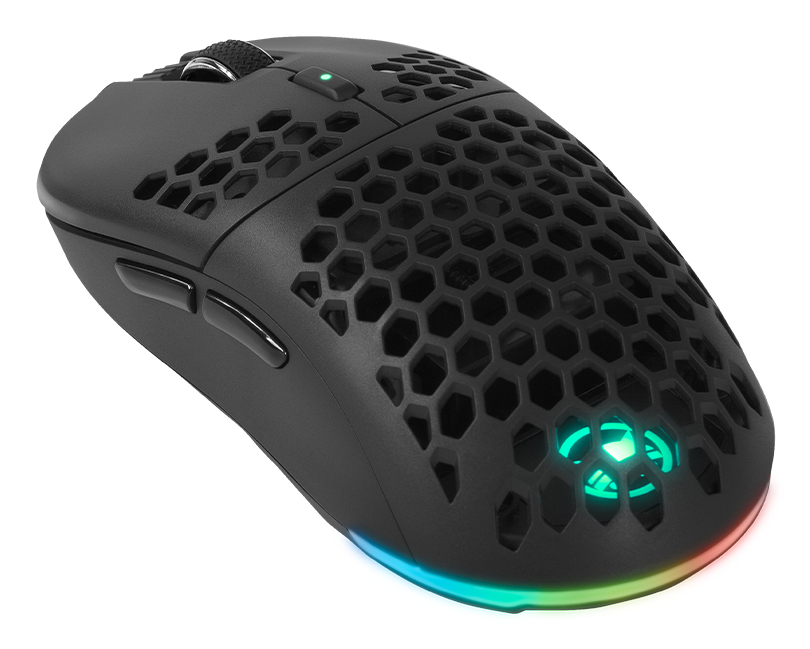 [GAMO-PX71L07.11] GAMIAC PX71 mouse Gaming Ambidestro RF Wireless + USB Type-A Ottico 16000 DPI