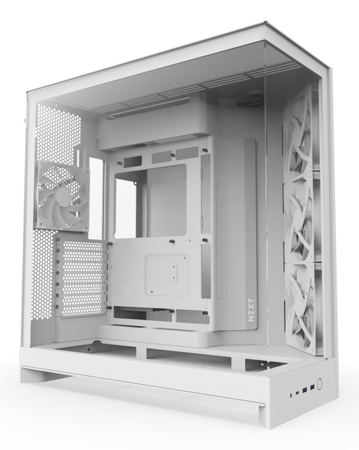 Case NZXT H9 Flow Midi Tower Bianco