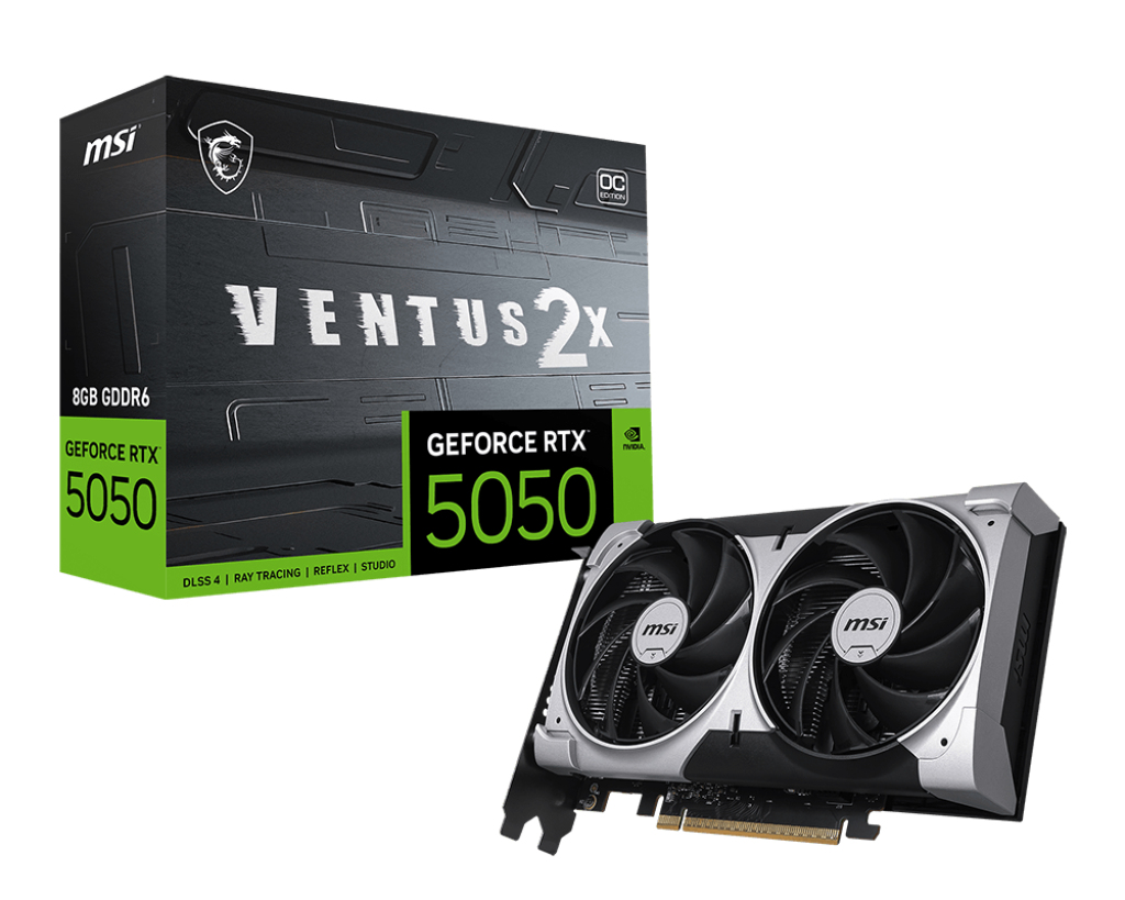 [V538-002R] MSI GEFORCE RTX 5050 8G VENTUS 2X OC scheda video NVIDIA 8 GB GDDR6