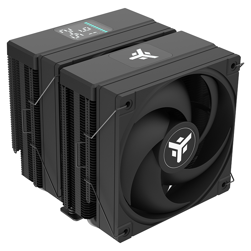 [ITACI6HAT] Dissipatore ad aria ICY-6HAT - Skt universale- 250W TDP- 6 Heatpipe- 12cm Fan- Digital Display