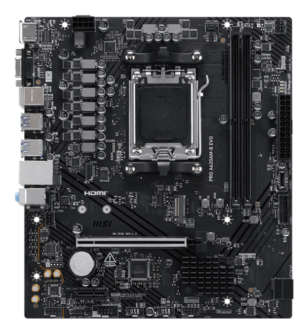 [7E36-001R] MSI PRO A620AM-B EVO scheda madre AMD A620A Socket AM5 ATX
