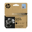 Cartuccia HP d'inchiostro nero 4S6W9NE 937e 2500 Pagine
