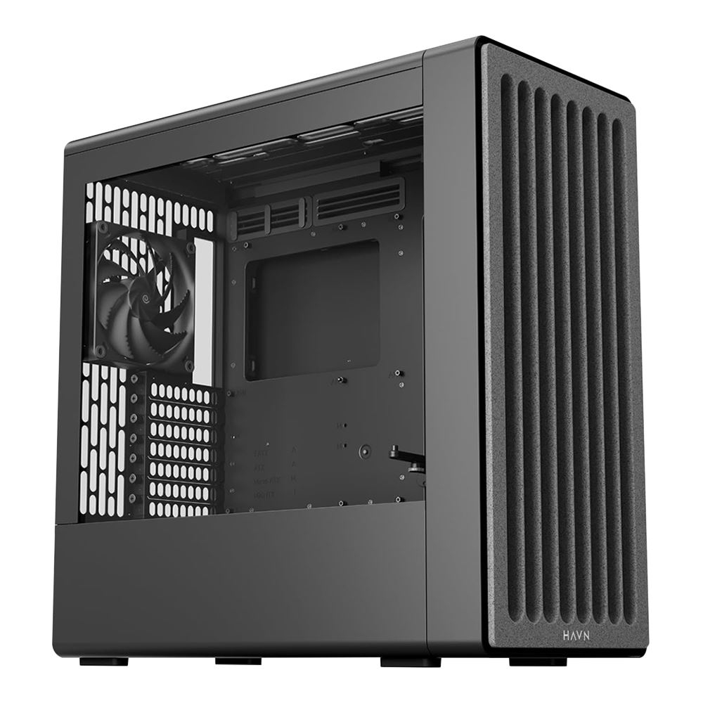 Case HAVN BF 360 Midi Tower E-ATX Vetro Temperato Nero