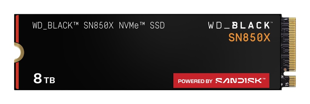 [WDS800T2X0E] Western Digital Black WD_BLACK SN850X NVMe 8 TB M.2 PCI Express 4.0