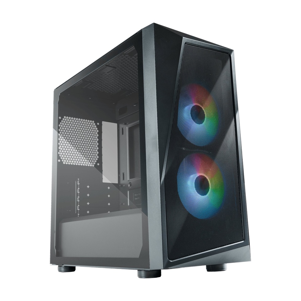 [CP320-KGNN-S00] Case CMP 320- USB3.2+USB2.0-2x2.5"/3.5"HDD 2x2.5"SSD-2x120mm ARGB Front Fans-Rad. Supp.-NO PSU