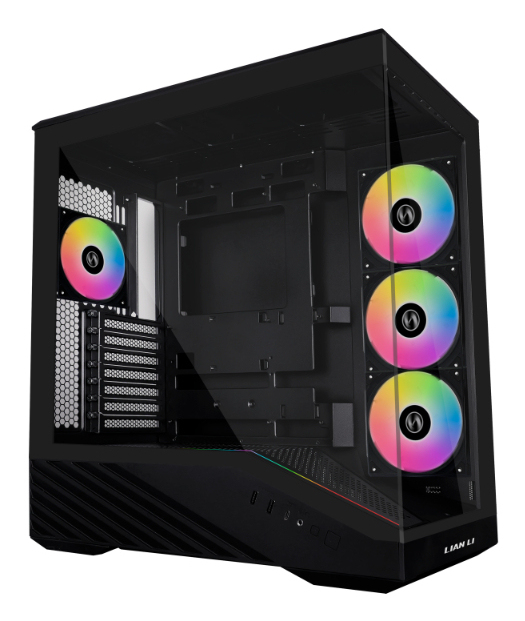 [G99.V100RX.00] Case Lian Li Vector V100 Midi-Tower ATX RGB Vetro Temperato Nero