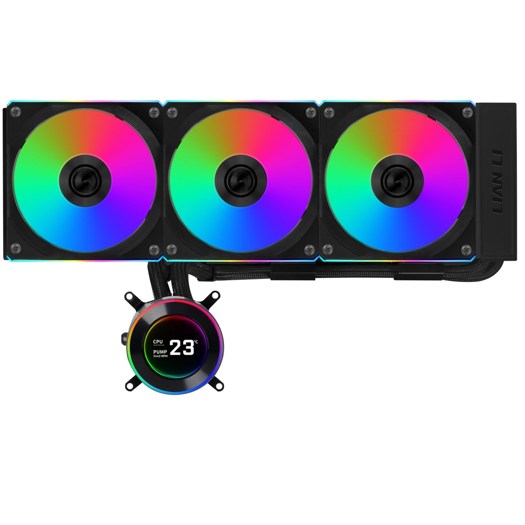 [GHS2LCD36RB] Lian Li GA II Hydroshift II LCD-C 360CL Processore Raffreddatore di liquidi tutto in uno 12 cm Nero 1 pz