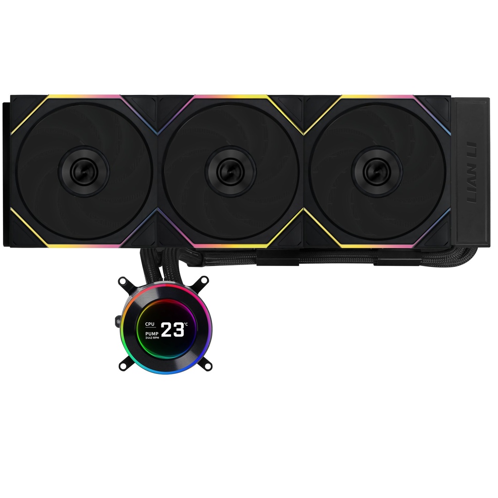 [GHS2LCD36TB] Lian Li GA II Hydroshift II LCD-C 360TL Processore Raffreddatore di liquidi tutto in uno 12 cm Nero 1 pz