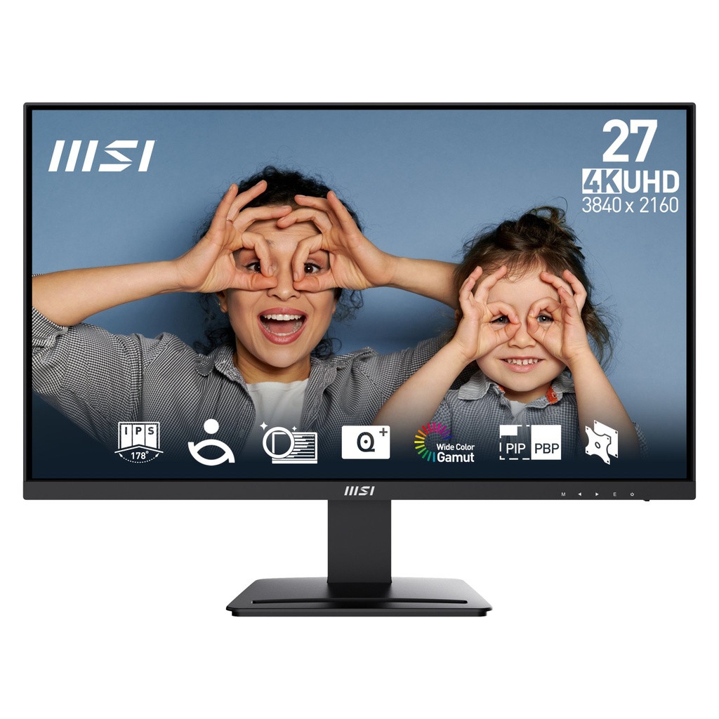 [9S6-3PB4CH-209] MSI Pro MP273UDE Monitor PC 68,6 cm (27") 3840 x 2160 Pixel 4K Ultra HD Nero