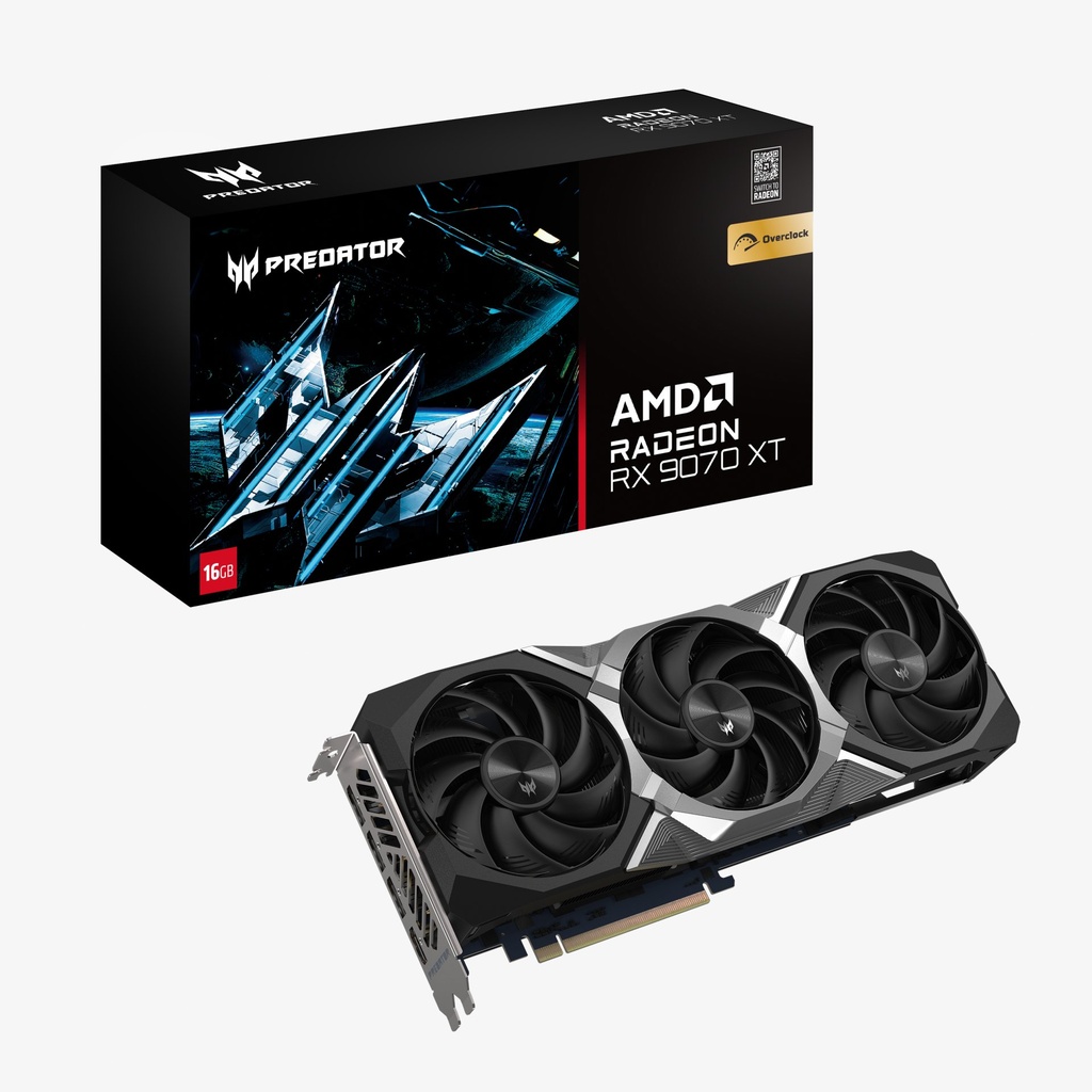 Scheda Video Acer Predator BiFrost AMD Radeon RX 9070 XT 16G OC