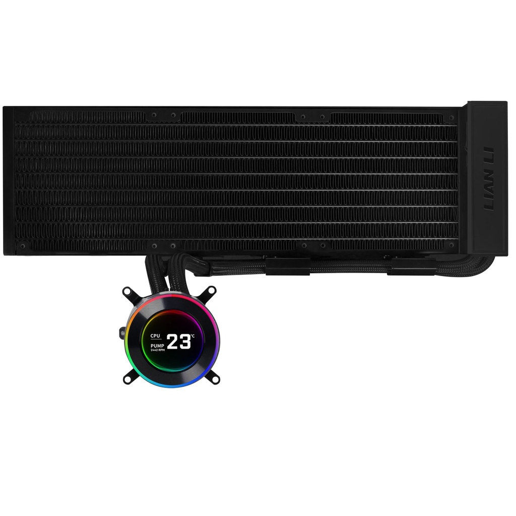 [GHS2LCD36B] Lian Li GA II Hydroshift II LCD-C 360N Case per computer Raffreddatore di liquidi tutto in uno Nero