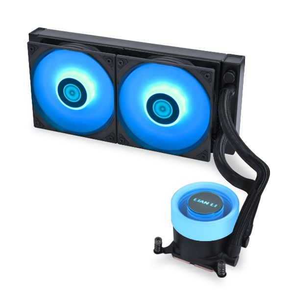 [GA2L24RB] Lian Li GA II LITE Processore Kit di raffreddamento a liquido 12 cm Nero