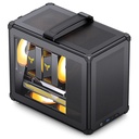 Case Jonsbo C6 MAX Mini Micro ATX Vetro Temperato Nero