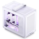 Case Jonsbo C6 MAX Mini Micro ATX Vetro Temperato Bianco