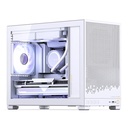 Case Jonsbo D32 STD White Mini mATX Vetro Temperato Bianco