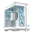 ASUS TUF GAMING GT502 Horizon TG ARGB White Midi Tower Bianco