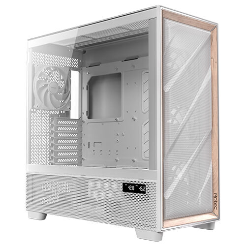 [0-761345-10156-1] Antec FLUX PRO White EUV Full Tower Bianco, Legno