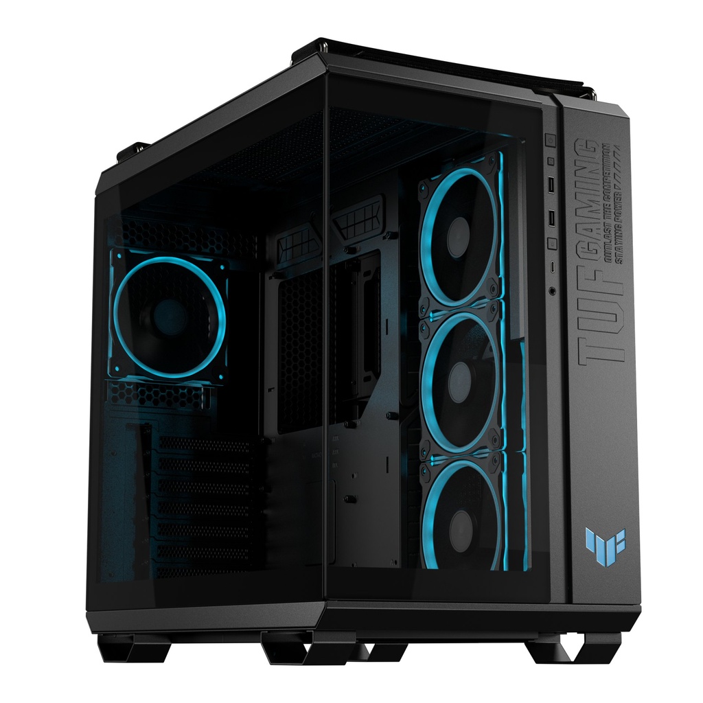 [90DC0090-B19020] ASUS TUF GAMING GT502 Horizon TG ARGB Black Midi Tower Nero
