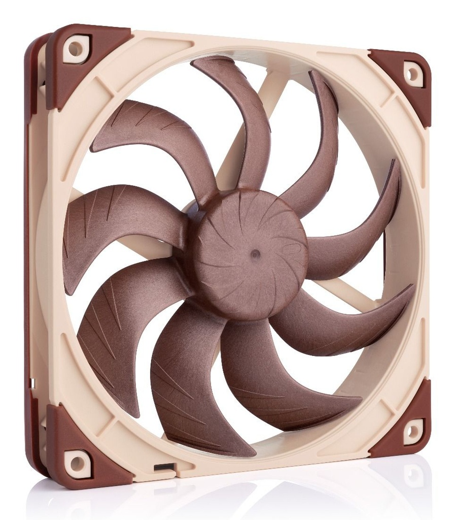 [NF-A14X25 G2 LS-PWM] Noctua NF-A14X25 G2 LS-PWM sistema di raffreddamento per computer Case per computer Raffreddatore d'aria 14 cm Beige, Marrone 1 pz
