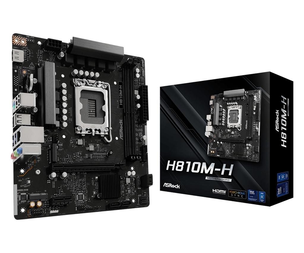 Scheda Madre ASROCK H810M-H Micro-ATX DDR5 Socket LGA 1851