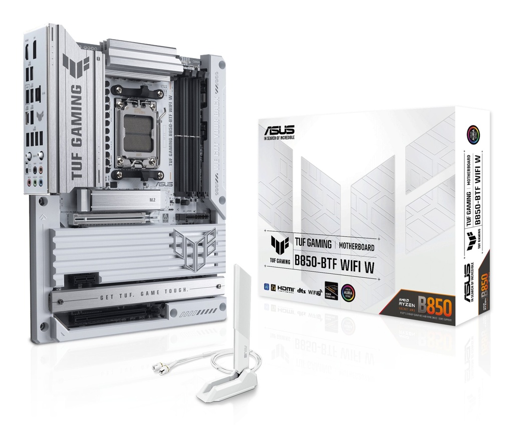Scheda Madre ASUS TUF B850 BTF WIFI ATX DDR5 Socket AM5 Bianca - SPEDIZIONE IMMEDIATA