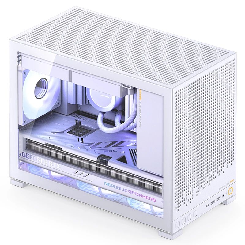 Case  Jonsbo D32 PRO Micro-ATX Vetro Temperato Bianco