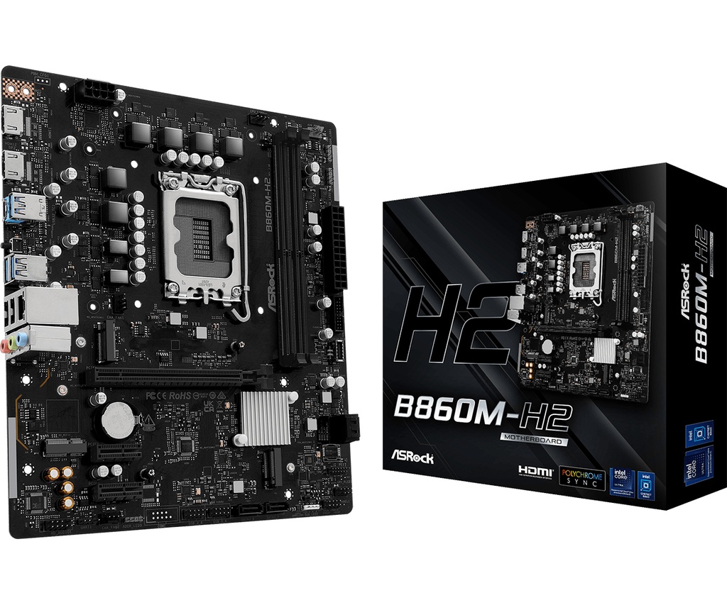 Scheda Madre ASROCK B860M-H2 Micro-ATX DDR5 Socket LGA 1851