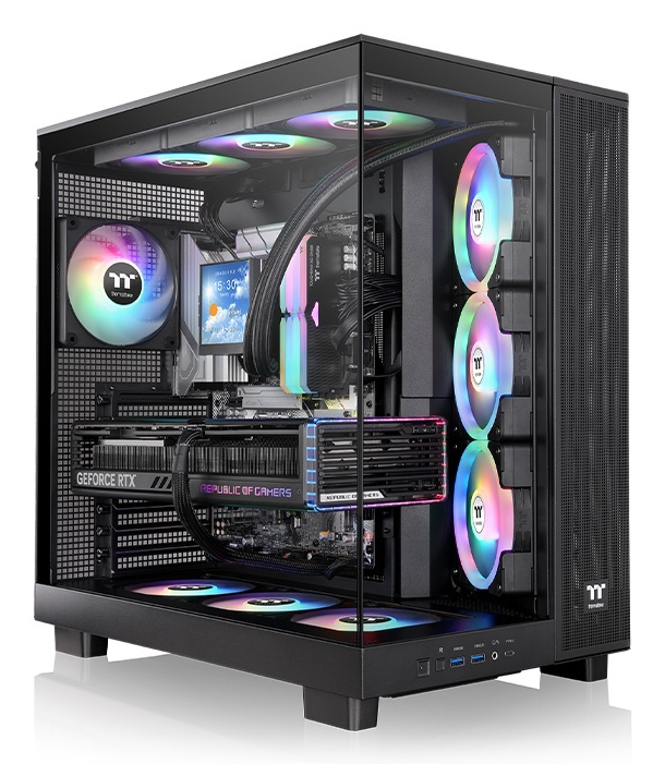 [CA-11E-00M1WN-00] Thermaltake View 380 XL TG ARGB Midi Tower Nero