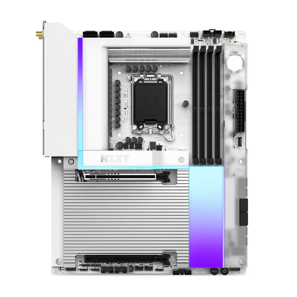 Scheda Madre NZXT N9 Z890 White ATX DDR5 Socket LGA 1851 Bianco