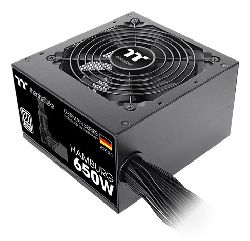 [W0650RE] Thermaltake HAMBURG alimentatore per computer 650 W 24-pin ATX ATX Nero