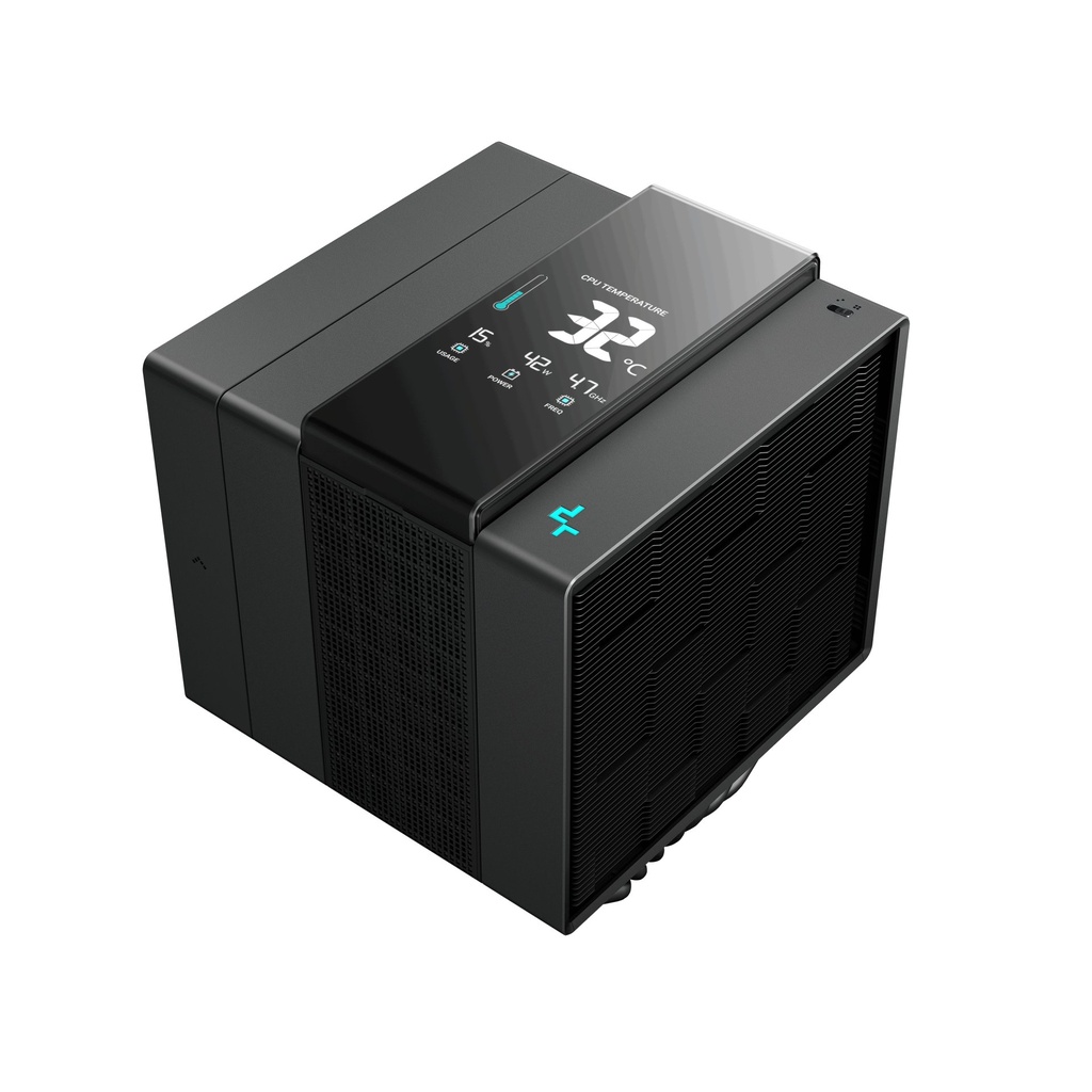 [R-ASN4-BKNVMD-G] DeepCool ASSASSIN IV VC VISION Processore Raffreddatore d'aria 120/140 mm Nero 1 pz