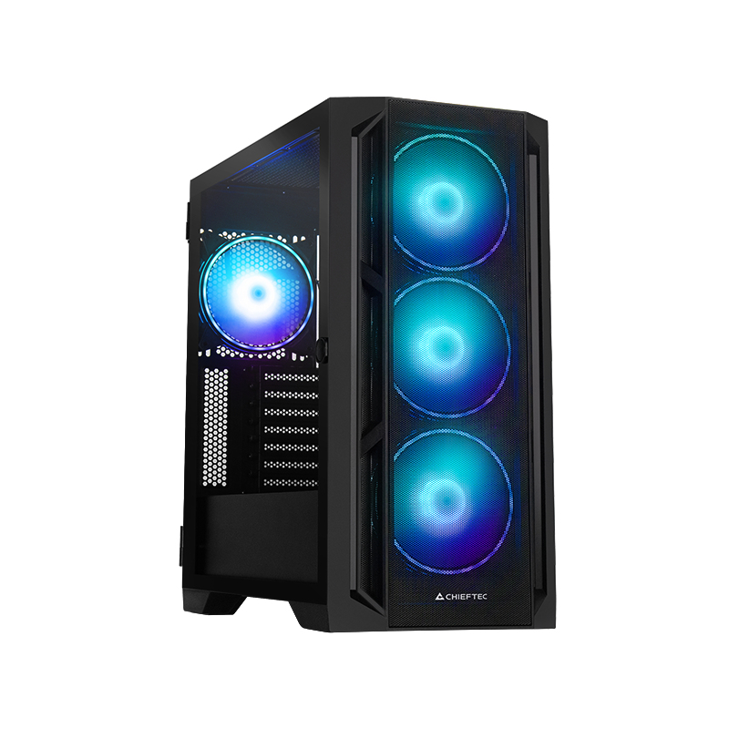 [GA-01B-L-OP] Chieftec PC- Gehäuse GA-01B-L-OP APEX LUMO Midi Tower Nero