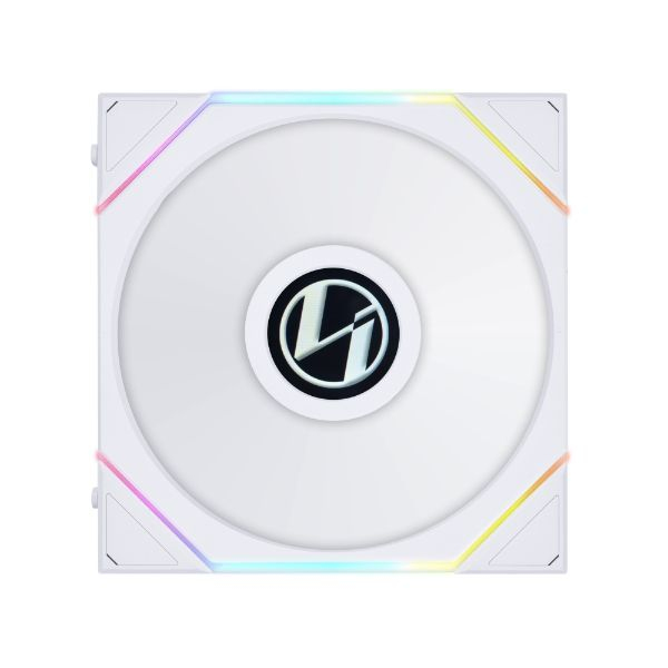 [14RTLLCD1W1W] Lian Li Uni Fan TL LCD Case per computer, Processore Ventilatore 14 cm Bianco 1 pz