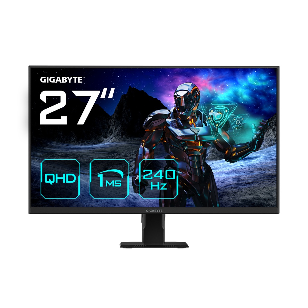 [GS27Q X EK] GIGABYTE GS27Q X Monitor gaming 27" QHD - 2560 x 1440, 240Hz, 1ms, 300 cd/m², FreeSync Premium Pro, HDR Ready, HDMI 2.0, DisplayPort 1.4