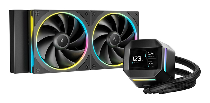 [R-LM240-BKDMMC-1] DeepCool LM240 Processore Kit di raffreddamento a liquido 12 cm Nero 1 pz