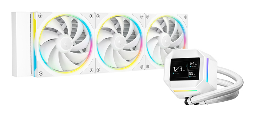 DeepCool LM360 WH Processore Kit di raffreddamento a liquido 12 cm Bianco 1 pz