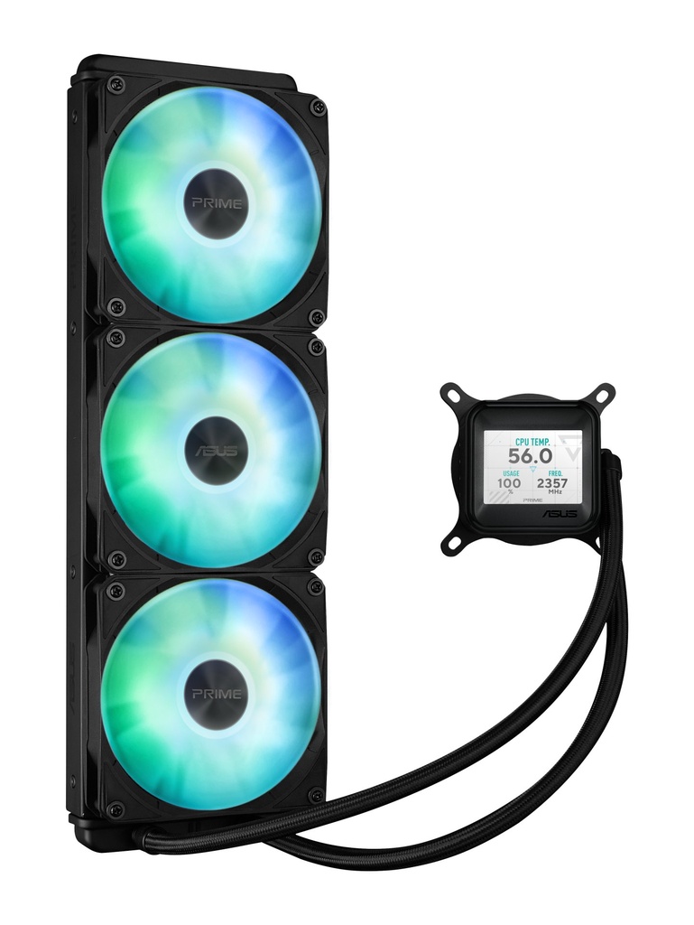 [90RC00Z1-B0EAY0] ASUS Prime LC 360 ARGB LCD Processore Raffreddatore di liquidi tutto in uno 12 cm Nero