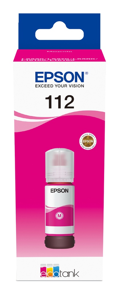 [C13T06C34A] Cartuccia Epson EcoTank 112 Magenta L5160 L5150 6000 pagine 70 ml