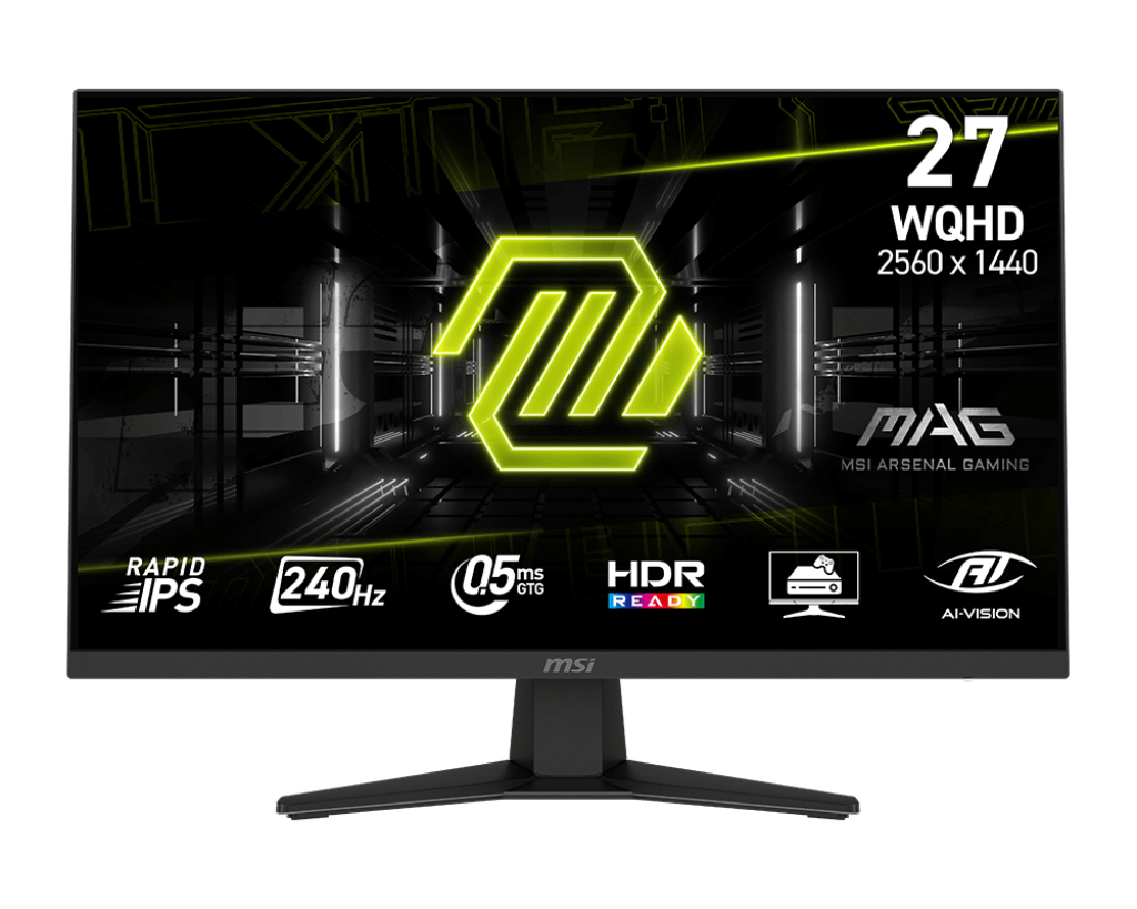[9S6-3CE41H-018] MSI MAG 274QFDE X24 Monitor PC 68,6 cm (27") 2560 x 1440 Pixel Wide Quad HD LCD Nero