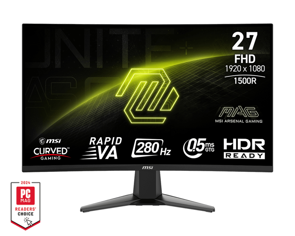 [9S6-3CE01M-015] MSI MAG 276CXF Monitor PC 68,6 cm (27") 1920 x 1080 Pixel Full HD LCD Nero
