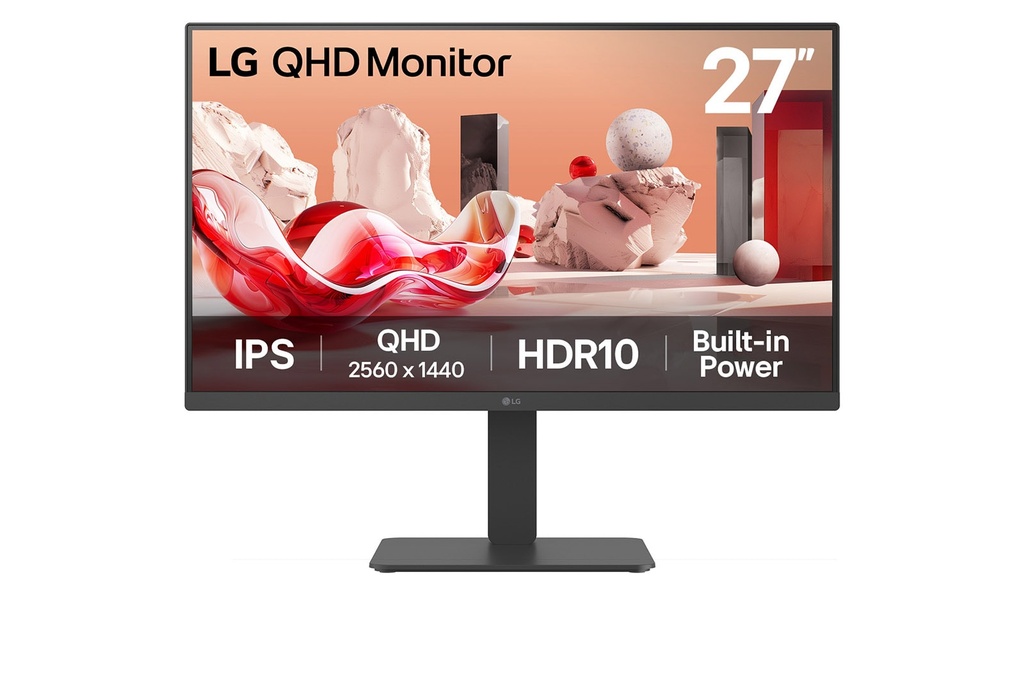 LG 27BA45QB-B Monitor PC 68,6 cm (27") 2560 x 1440 Pixel Quad HD LCD Nero