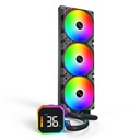 Montech HyperFlow Digital 360 Processore Raffreddatore di liquidi tutto in uno 12 cm Nero 1 pz