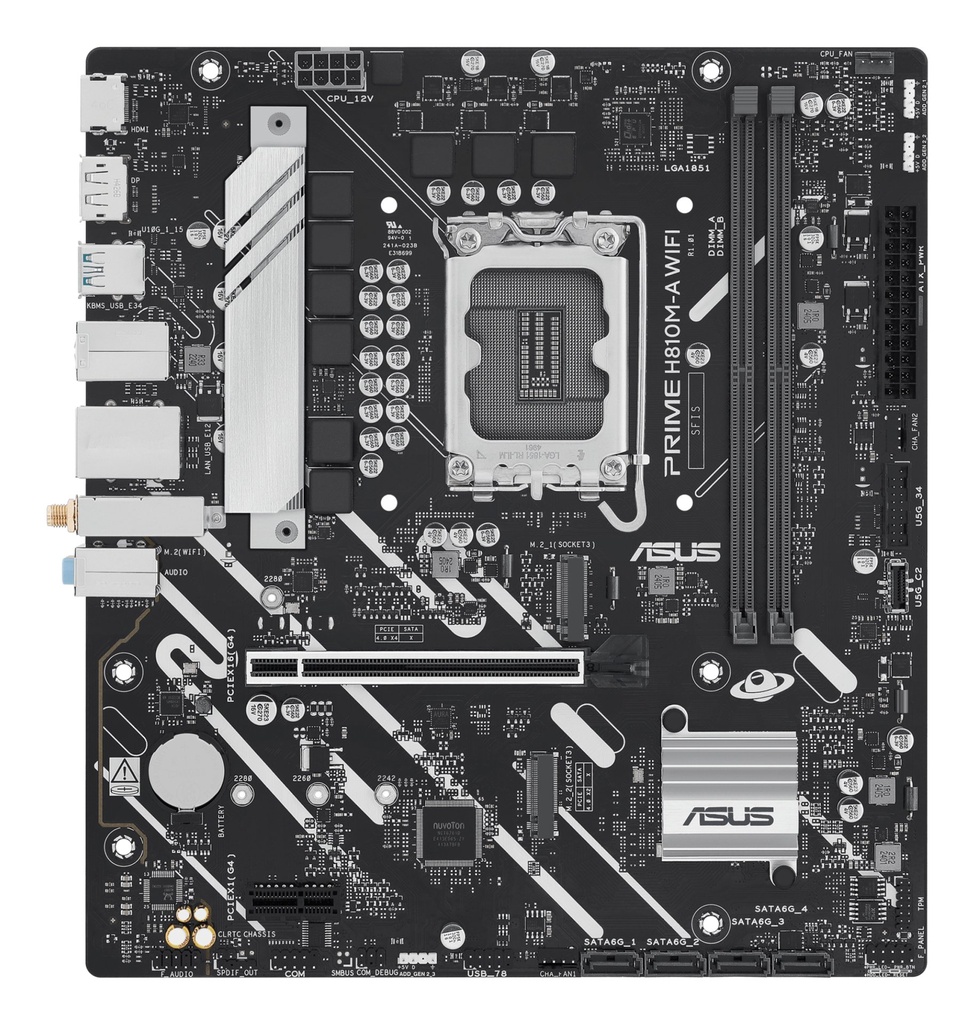 [90MB1KJ0-M0EAY0] ASUS PRIME H810M-A WIFI Intel H810 LGA 1851 (Socket V1) micro ATX