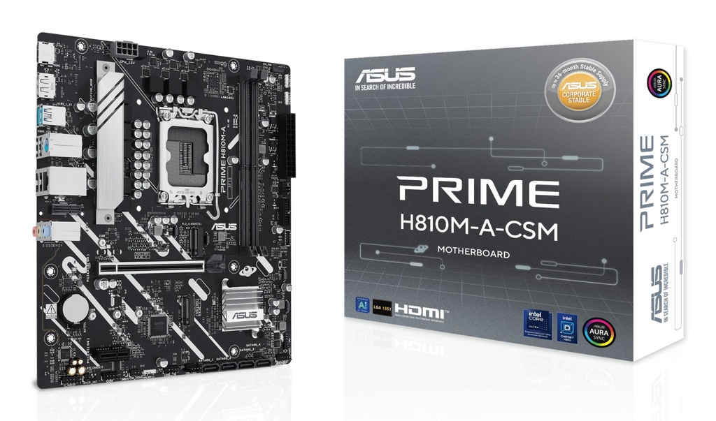 [90MB1KK0-M0EAYC] ASUS PRIME H810M-A-CSM Intel H810 LGA 1851 (Socket V1) micro ATX