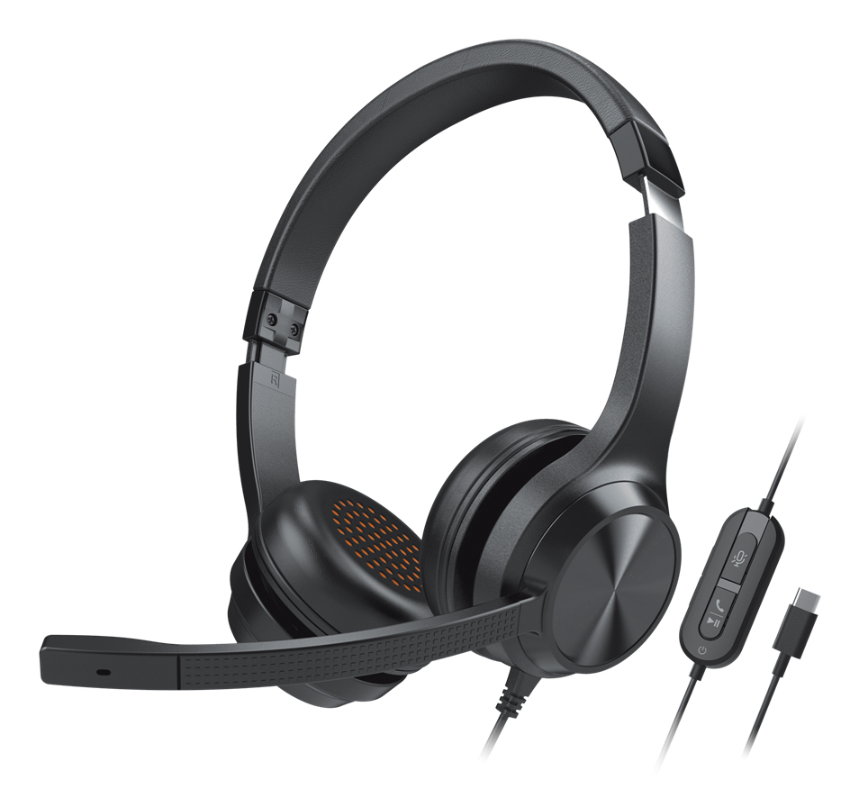 [51EF0980AA000] Creative Labs Chat USB Auricolare Cablato A Padiglione Ufficio USB tipo-C Nero