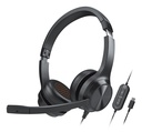 Creative Labs Chat USB Auricolare Cablato A Padiglione Ufficio USB tipo-C Nero