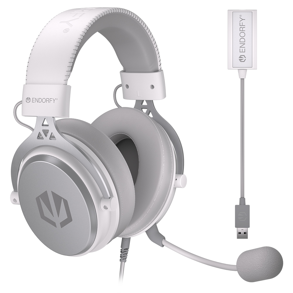 [EY1A005] ENDORFY VIRO Plus USB Onyx White Auricolare Cablato A Padiglione Musica/Giornaliera Bianco