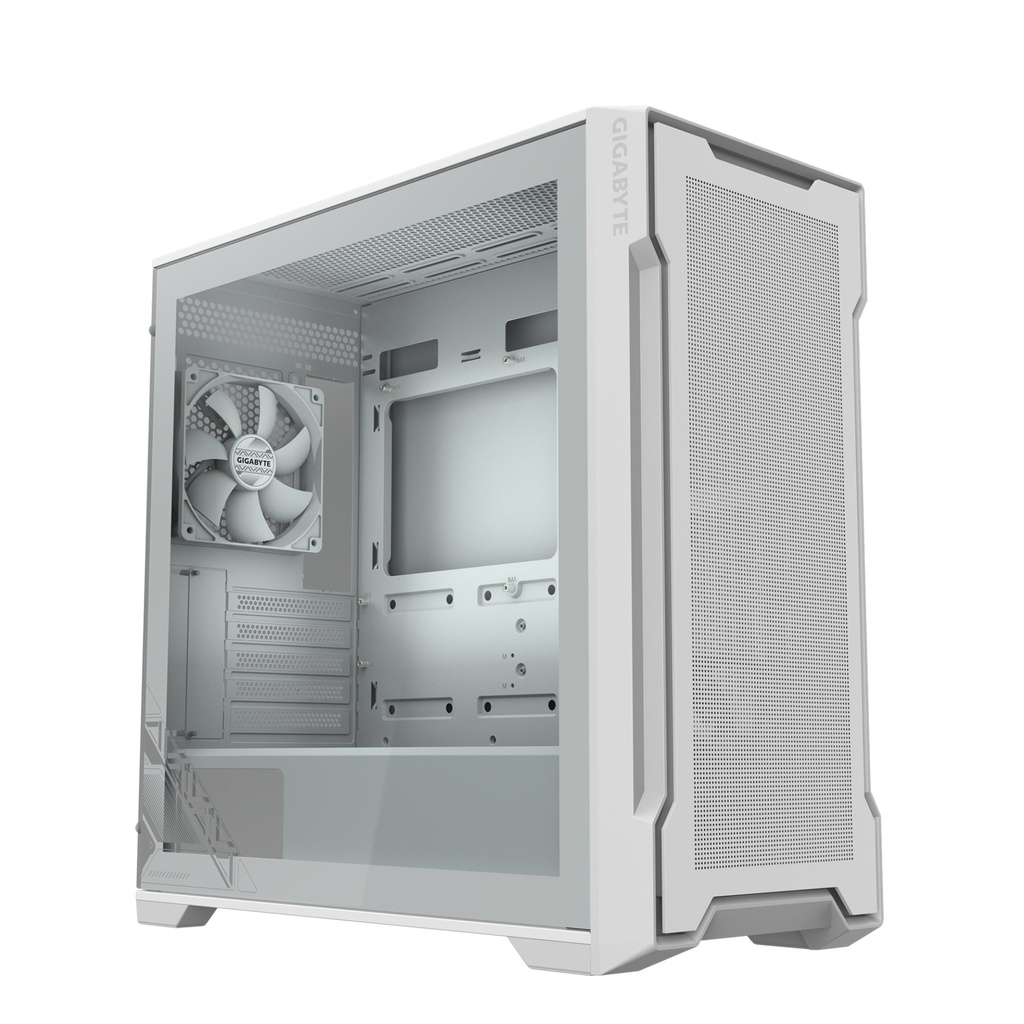 [CB-C102GI] GIGABYTE C102 GLASS Midi Tower Bianco